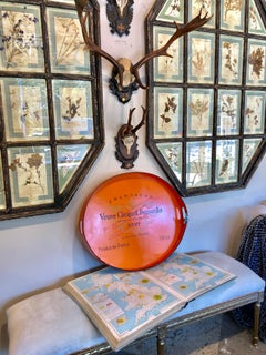 Veuve Clicquot Champagne Label Ovular Tole Tray