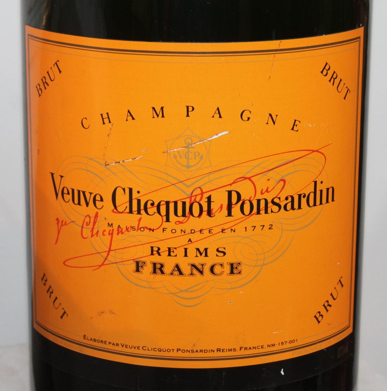 Veuve Clicquot Large Champagne Bottle at 1stDibs