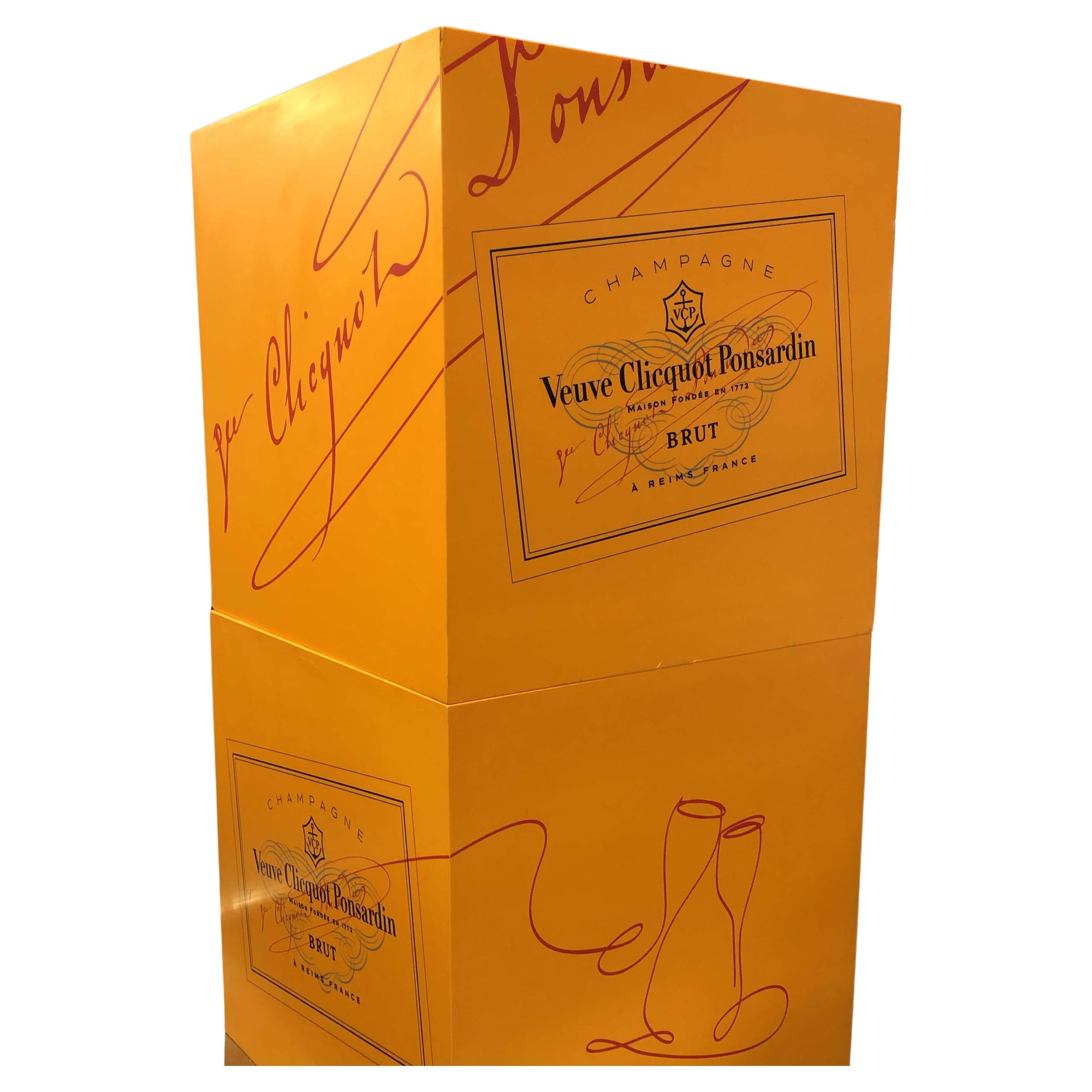 Veuve Clicquot Promotional Display Boxes, Pair
