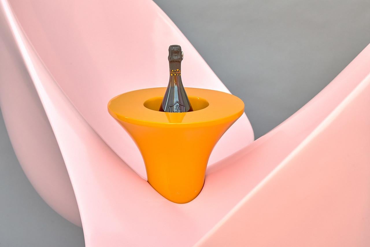Veuve Cliquot Pink Loveseat by Karim Rashid For Sale 4