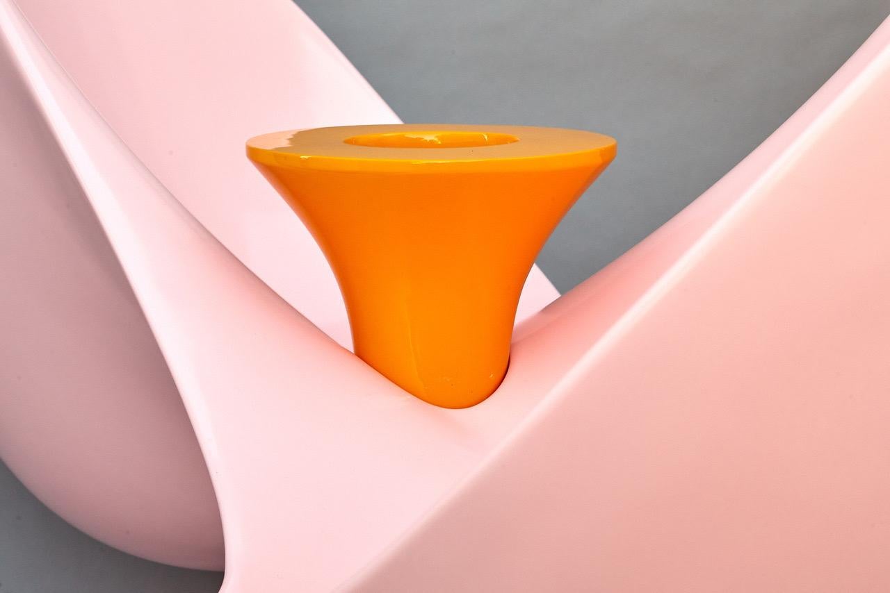 Veuve Cliquot Pink Loveseat by Karim Rashid For Sale 5