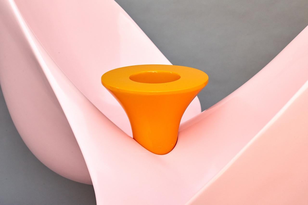 Veuve Cliquot Pink Loveseat by Karim Rashid For Sale 6