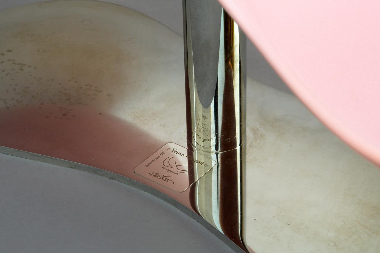 Veuve Cliquot Pink Loveseat by Karim Rashid For Sale 8