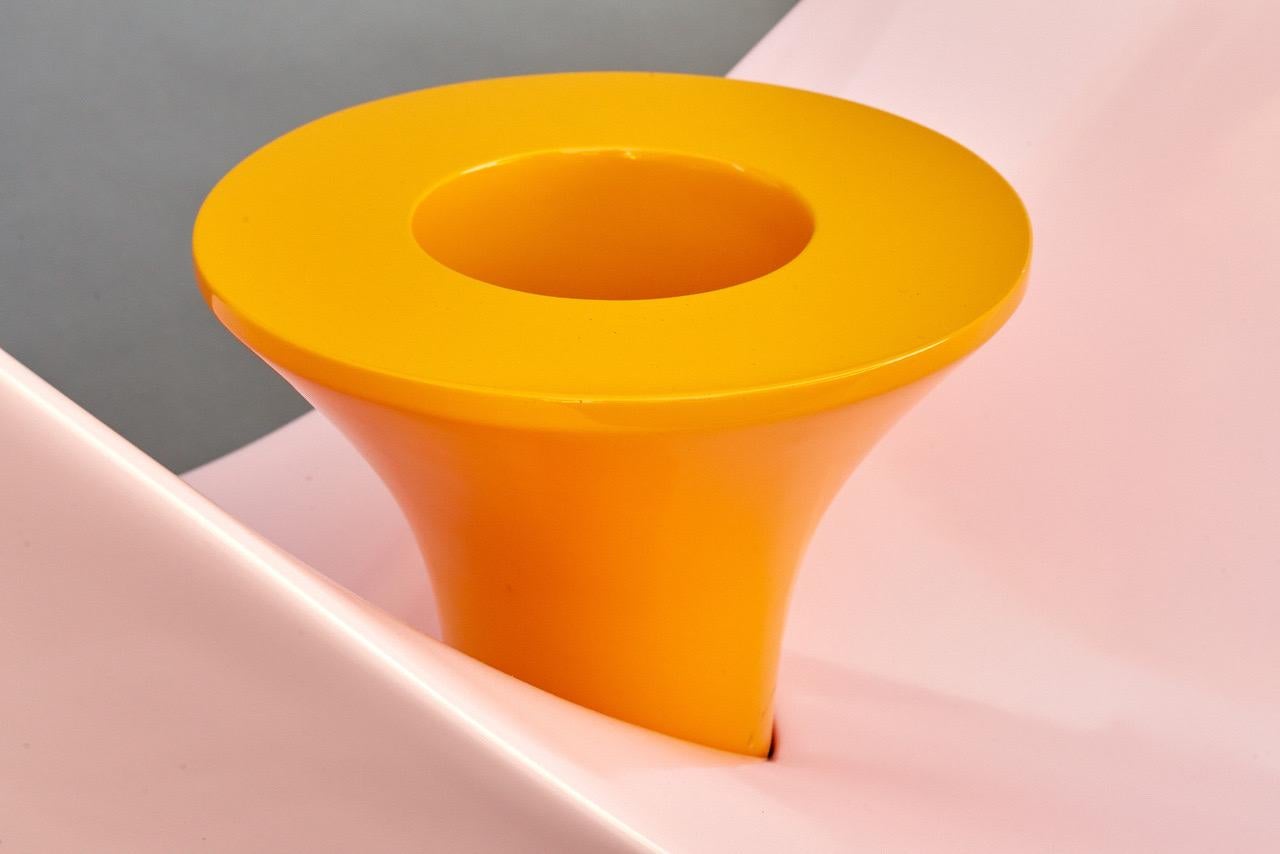Veuve Cliquot Pink Loveseat by Karim Rashid For Sale 1