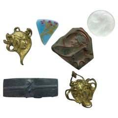 Ottocento Vever Art Nouveau Sei Elementi