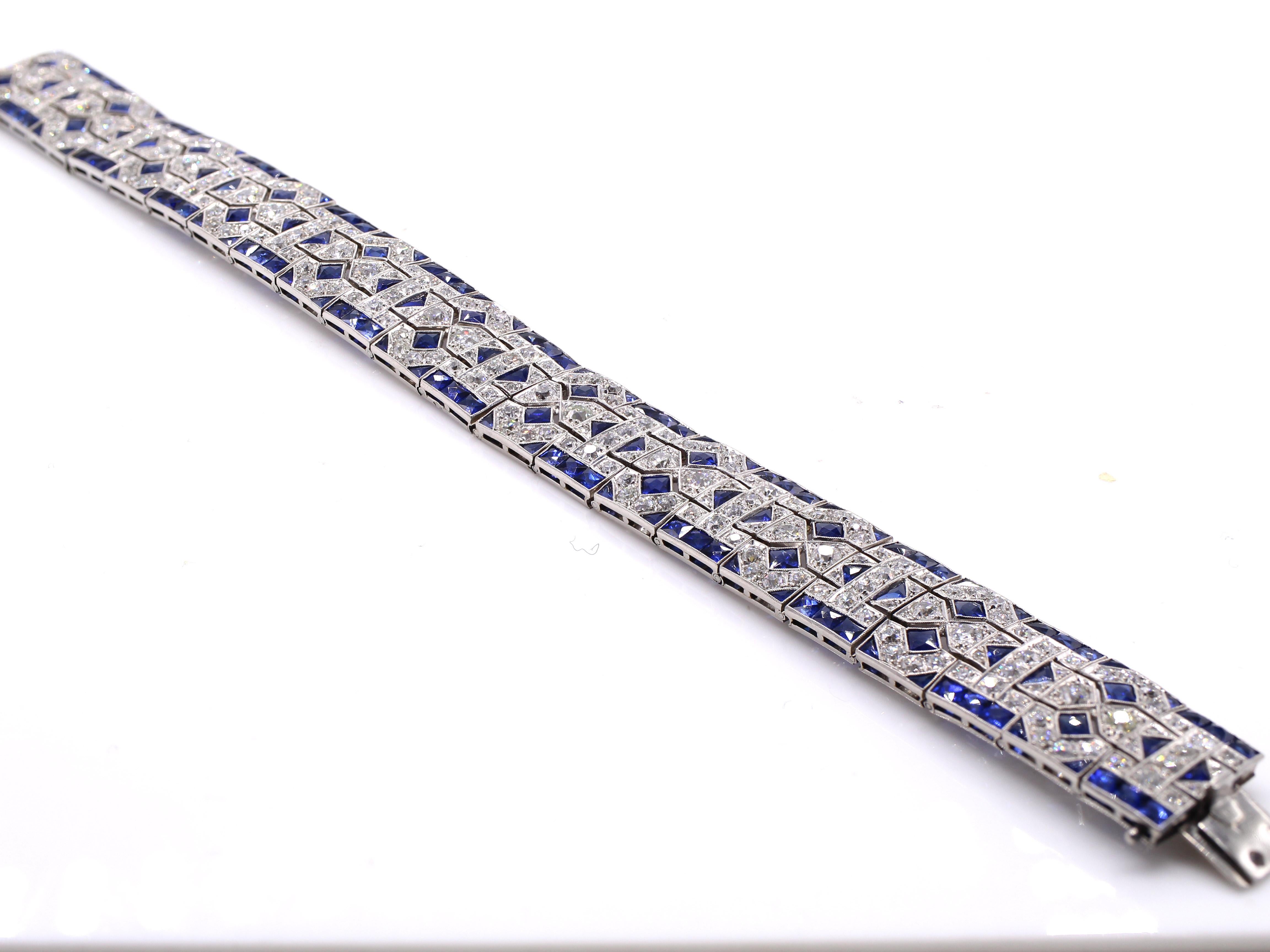 Pulsera Art Déco Vever Paris en Excelente estado para la venta en New York, NY