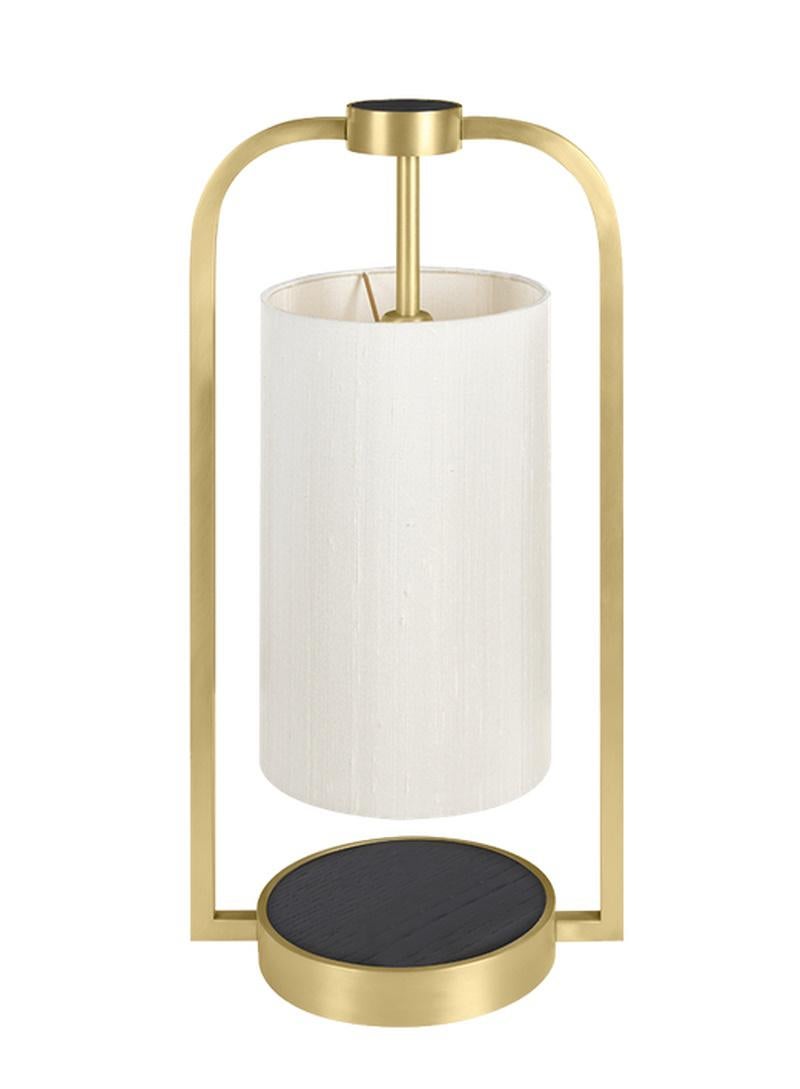 Brushed Vevey Table Lamp For Sale