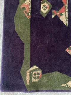 Vezeley Artistic Hand Tufted Rug by Tisca Switzerland 1990s