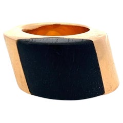 Vhbrnier Vintage 33,40 Gramm 18 Karat Gelbgold Cocktail-Ring