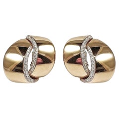 Vhernier Boucles d'oreilles Abbraccio en or 18k et diamants