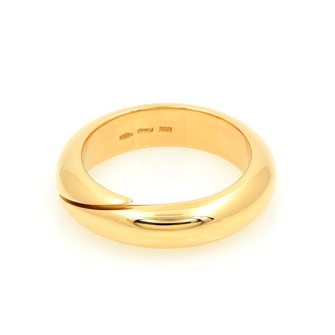 Vhernier 18k Rose Gold Domed Band Ring 5