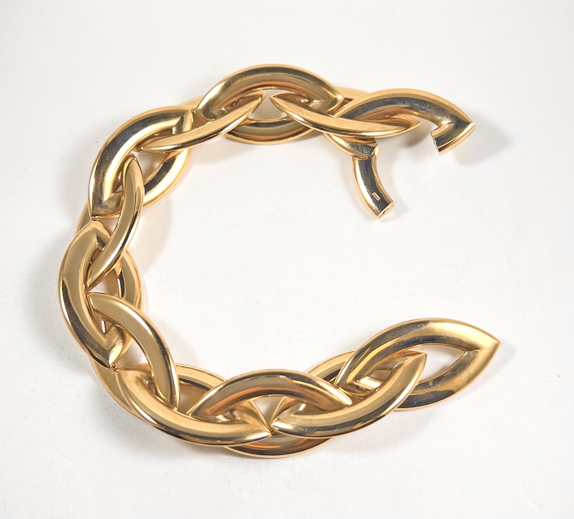 Vhernier 18 Karat Roségold Doppio Senso Gliederarmband (Moderne)