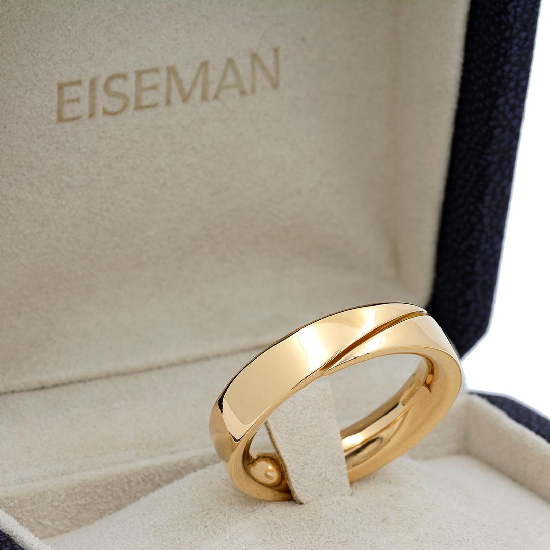 Flacher Bandring, 18 Karat Roségold, von Vhernier 5