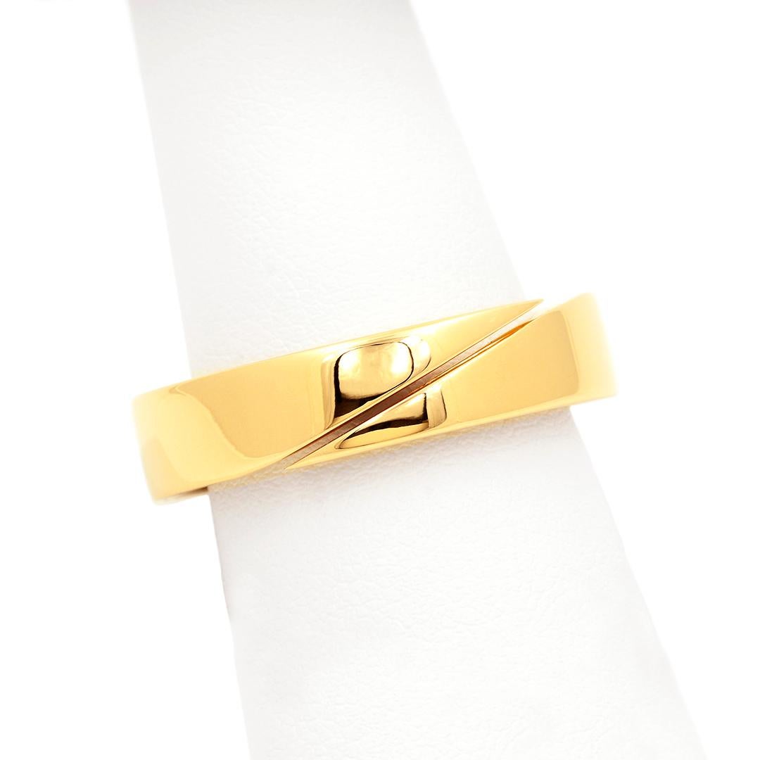 Flacher Bandring, 18 Karat Roségold, von Vhernier 1
