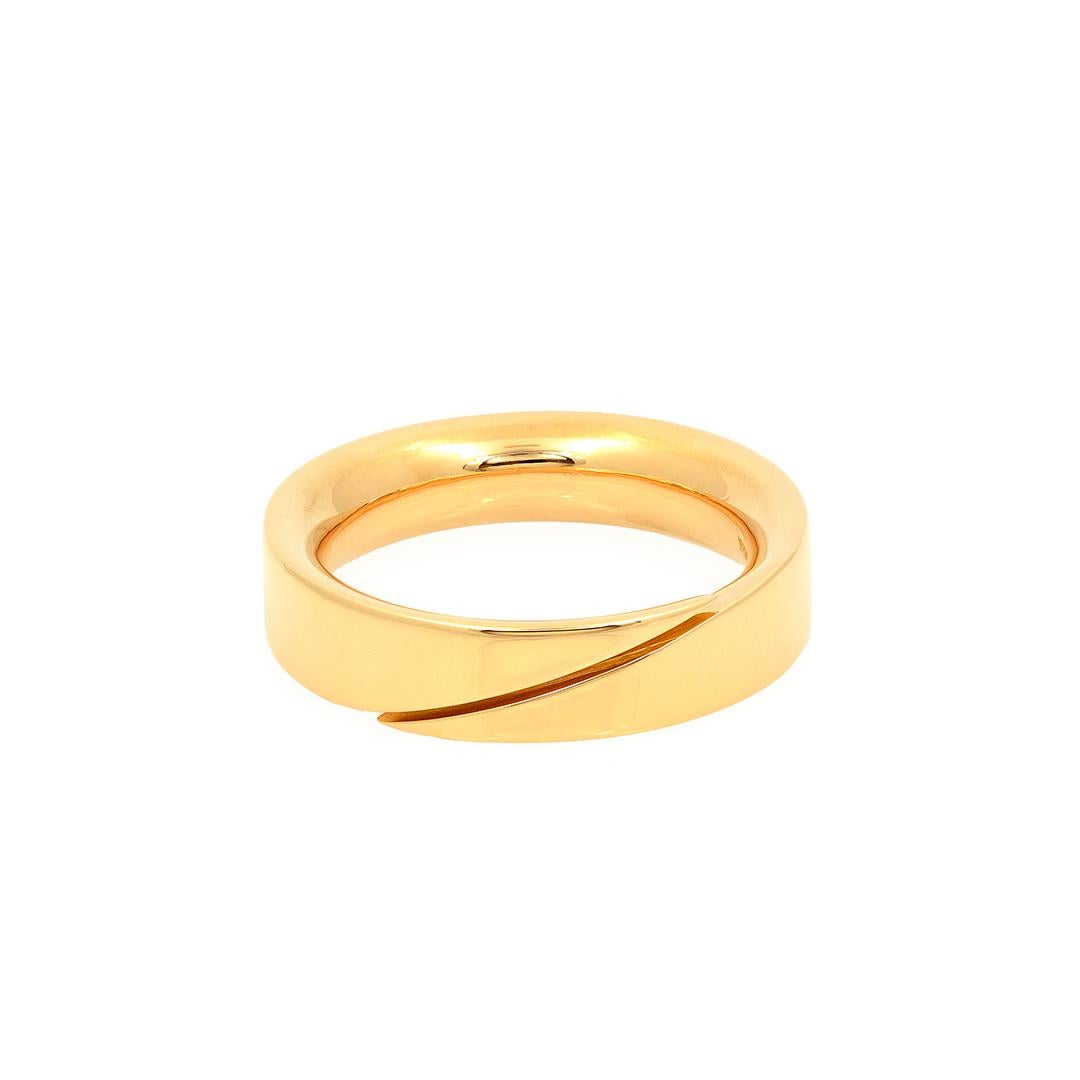 Flacher Bandring, 18 Karat Roségold, von Vhernier 4