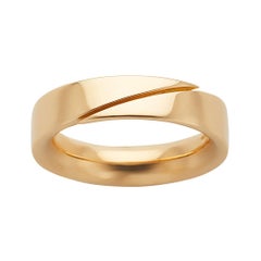 Vhernier 18k Rose Gold Flat Band Ring