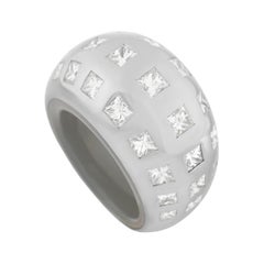 Vhernier 18k White Gold 3.00 Ct Diamond Ring