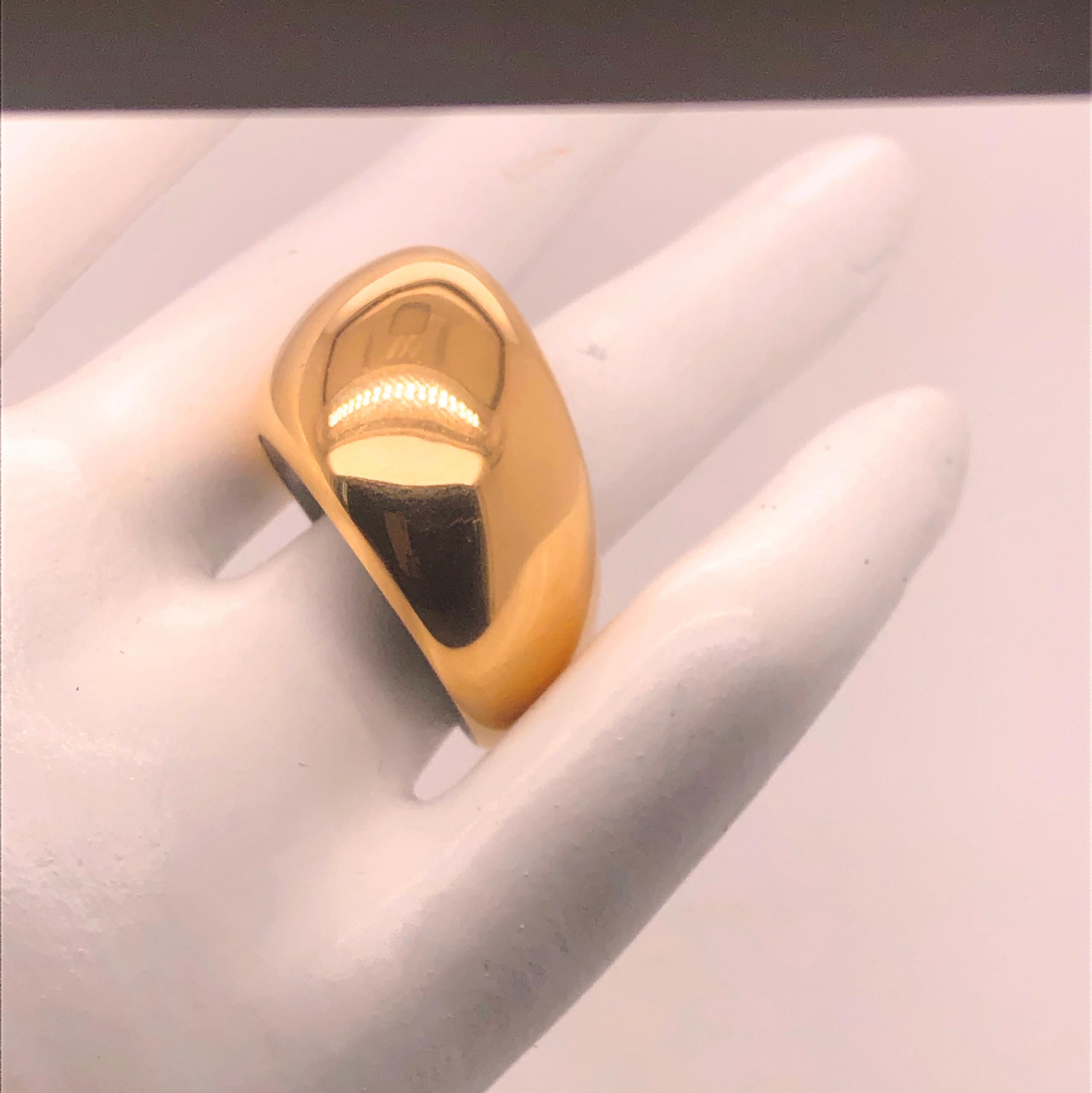 Rose Cut Vhernier 2019 Pirouette Titanium Rose Gold Cocktail Ring