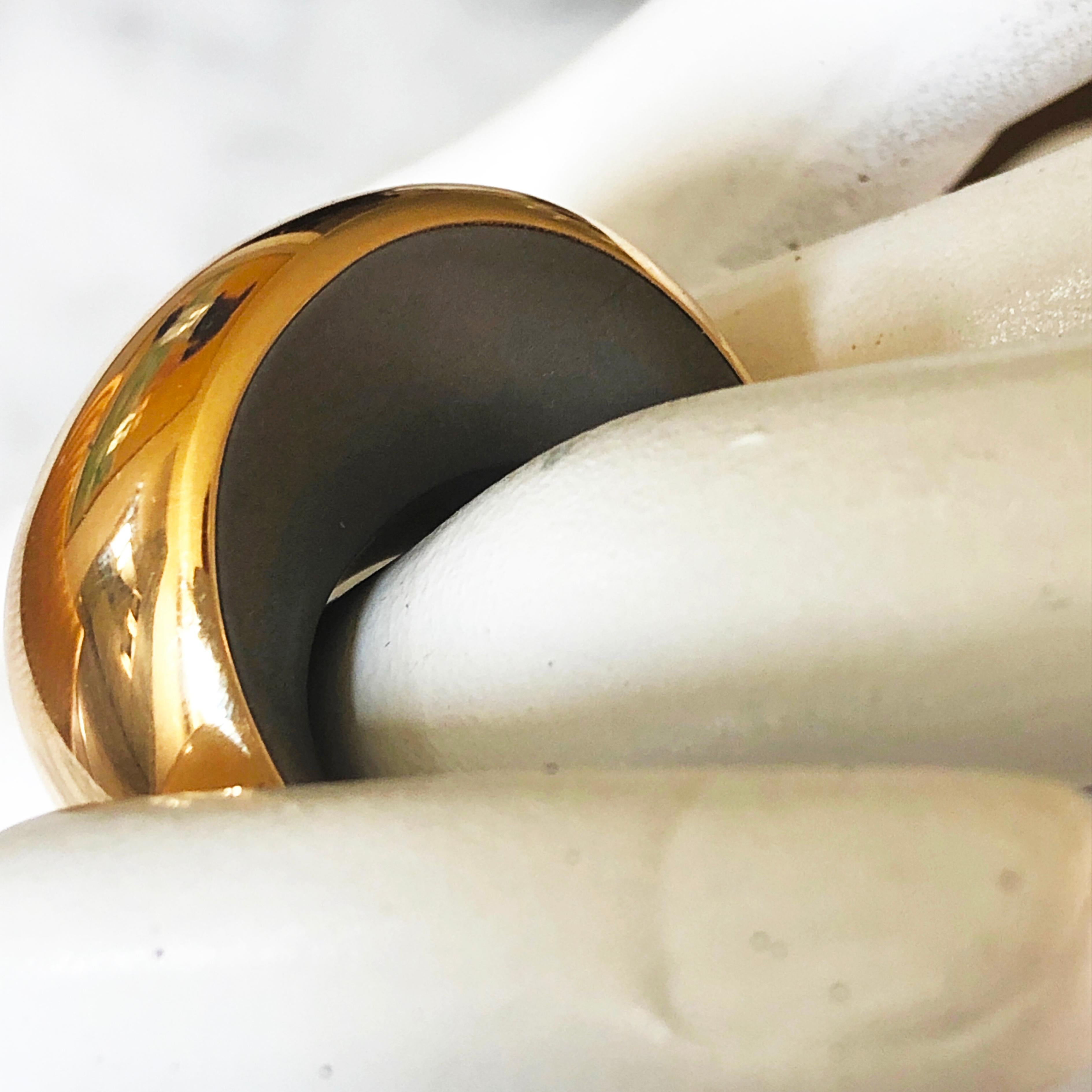 Vhernier 2019 Pirouette Titanium Rose Gold Cocktail Ring In New Condition In Valenza, IT