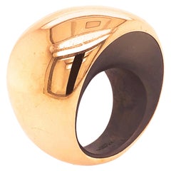 Vhernier 2019 Pirouette Titanium Rose Gold Cocktail Ring