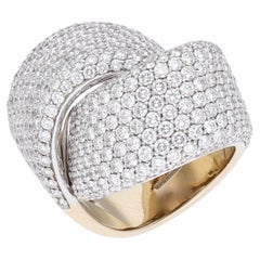 Vhernier, bague Abbraccio en or blanc 18 carats et diamants