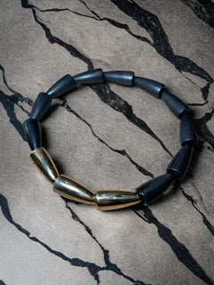 Vhernier Calla Ebony and Pink Gold Necklace