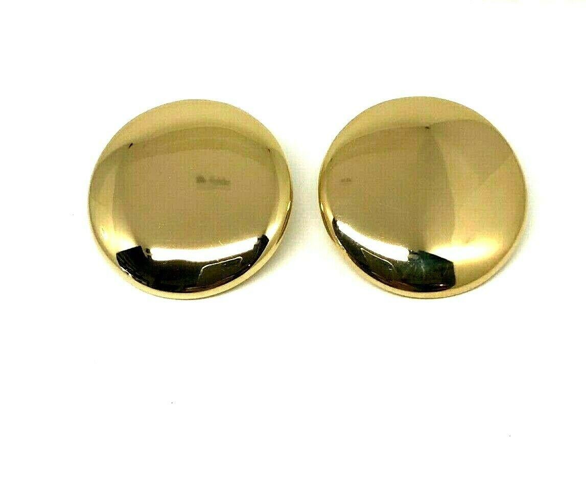 Vhernier Clip-On Polished Rose Gold Large Button Earrings 1