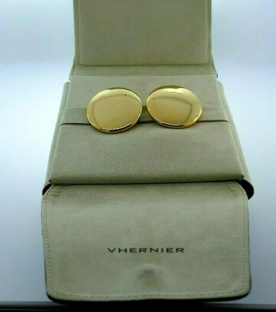 Vhernier Clip-On Polished Rose Gold Large Button Earrings 4
