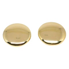 Vhernier Clip-On Polished Rose Gold Large Button Earrings