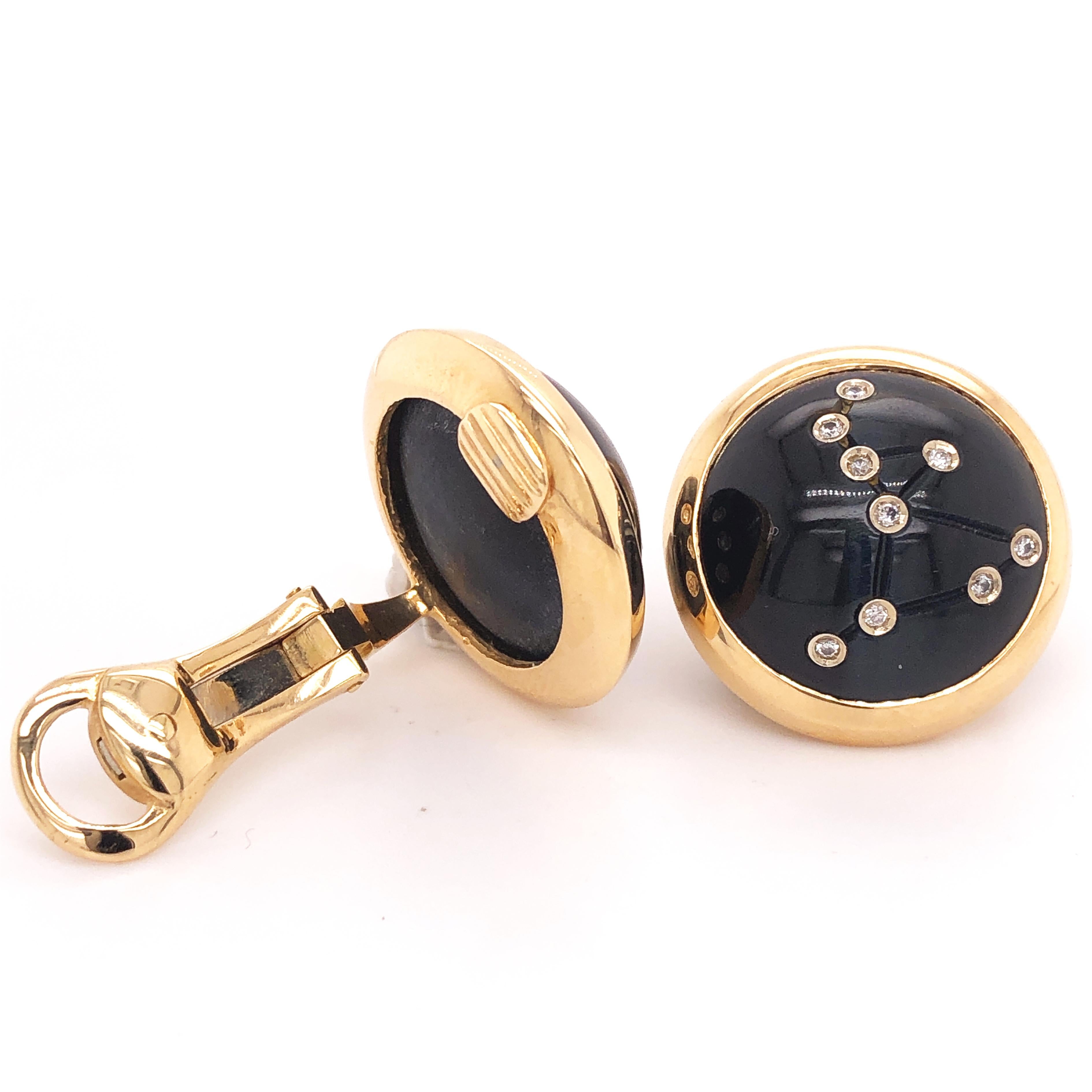 Vhernier Constellation Collection Capricorn White Diamond Hawk's Eye