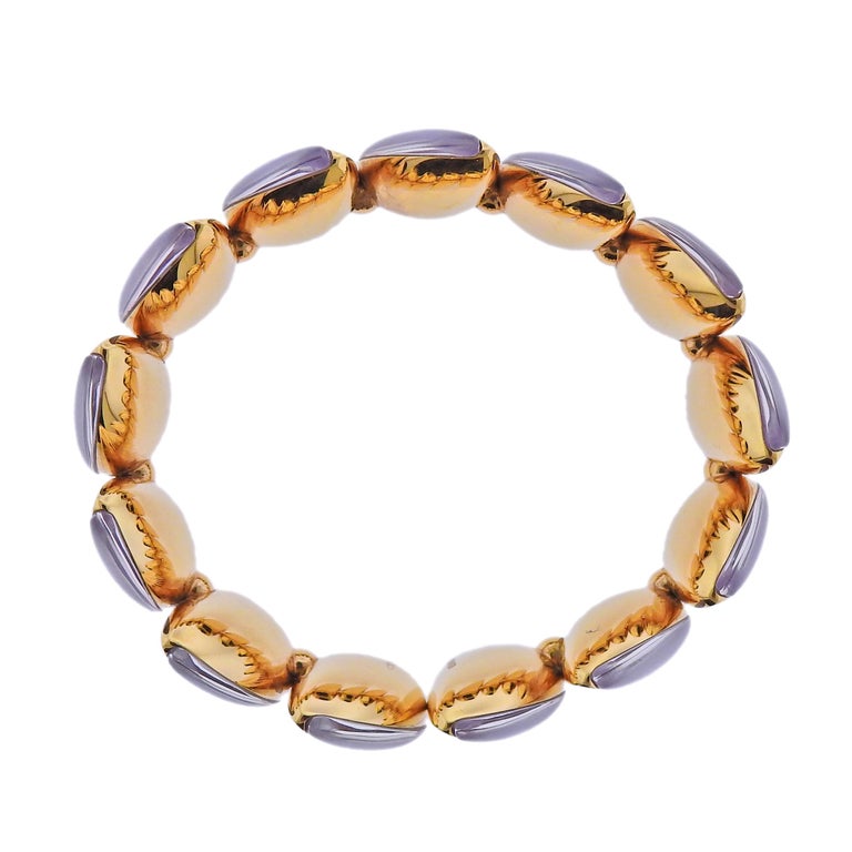 Vhernier Eclisse Siderite Rose Gold Bracelet For Sale 1