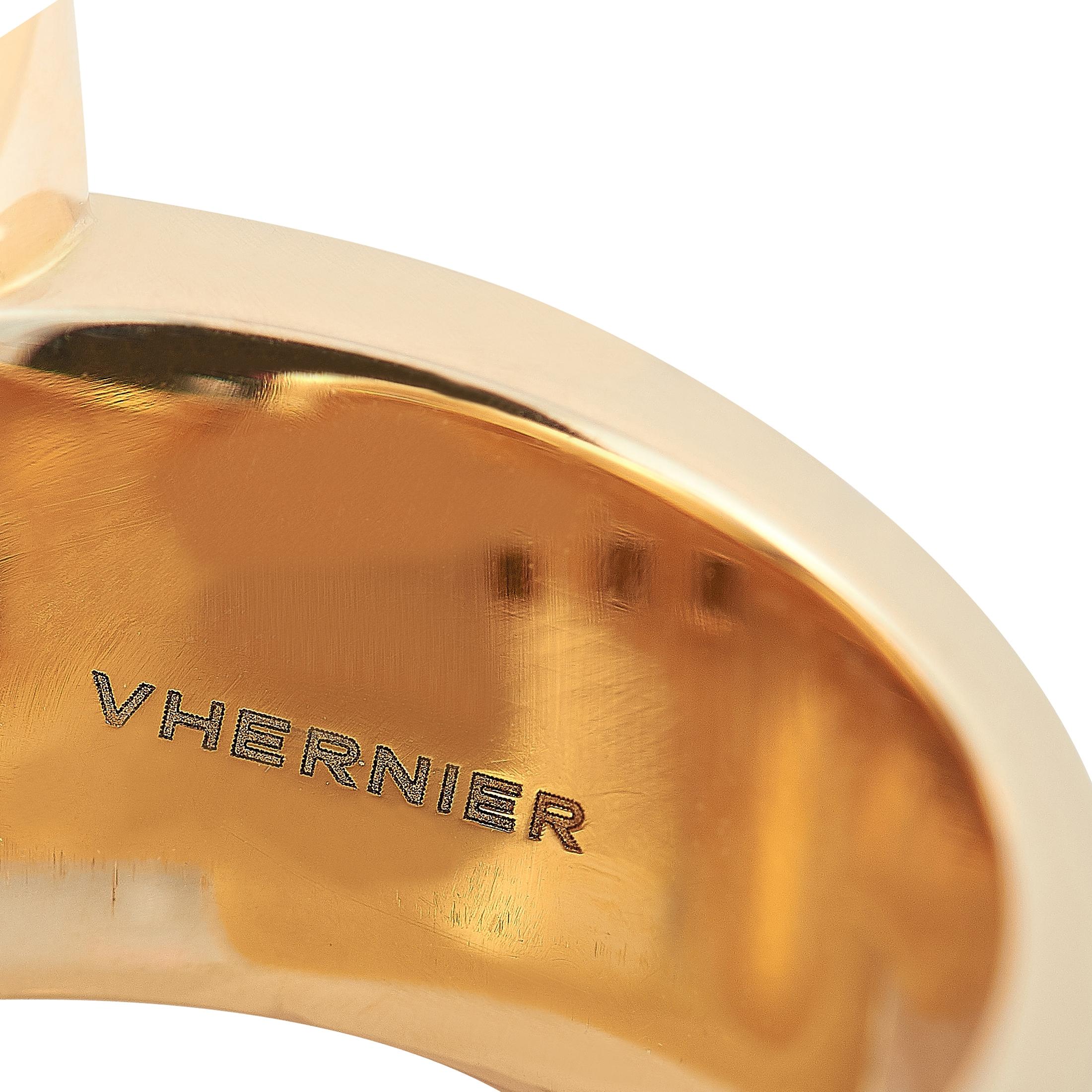 Vhernier Fibula 18 Karat Rose Gold Ring 2