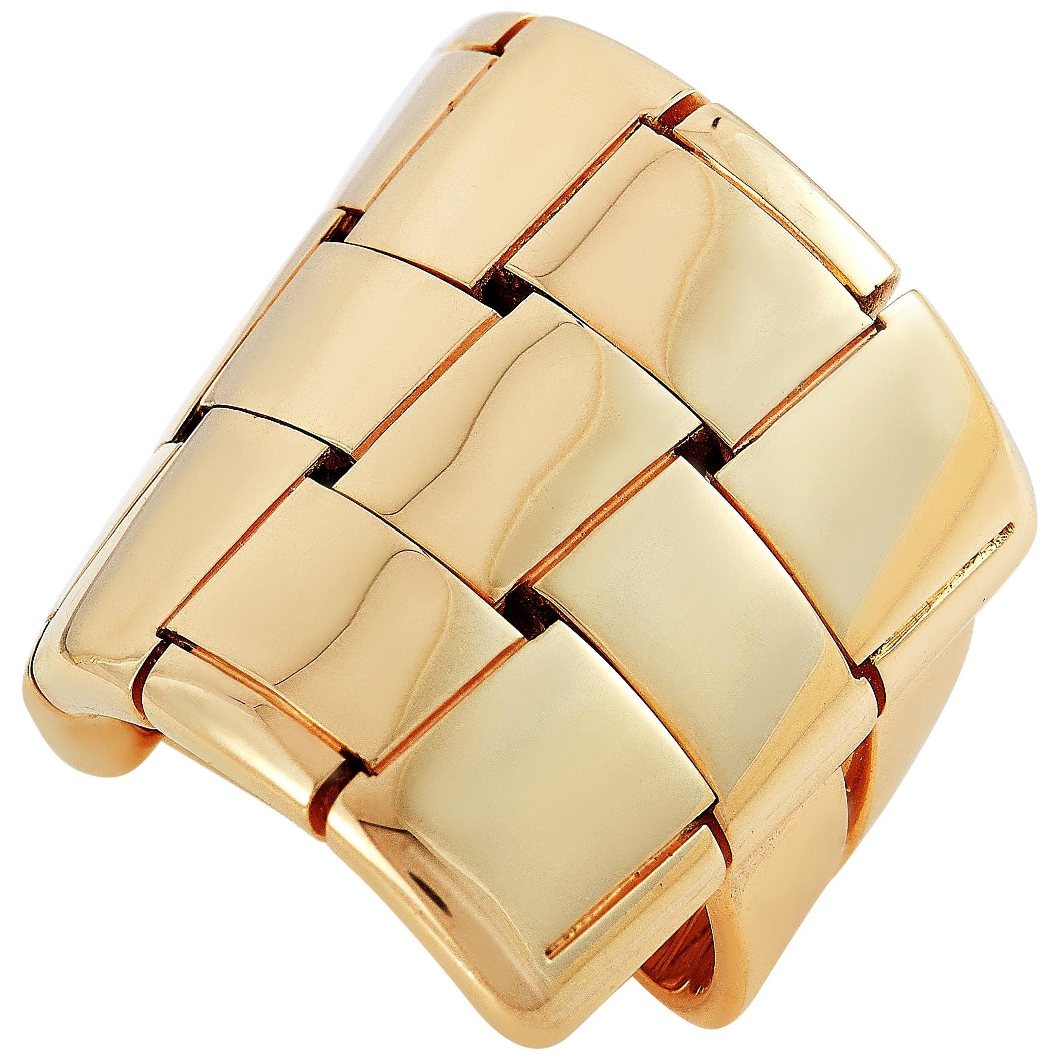 Vhernier Giunco Due 18 Karat Rose Gold Ring