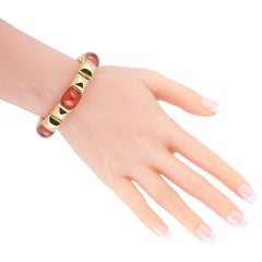 Vhernier Pan di Zucchero 18 Karat Rose Gold and Carnelian Bracelet