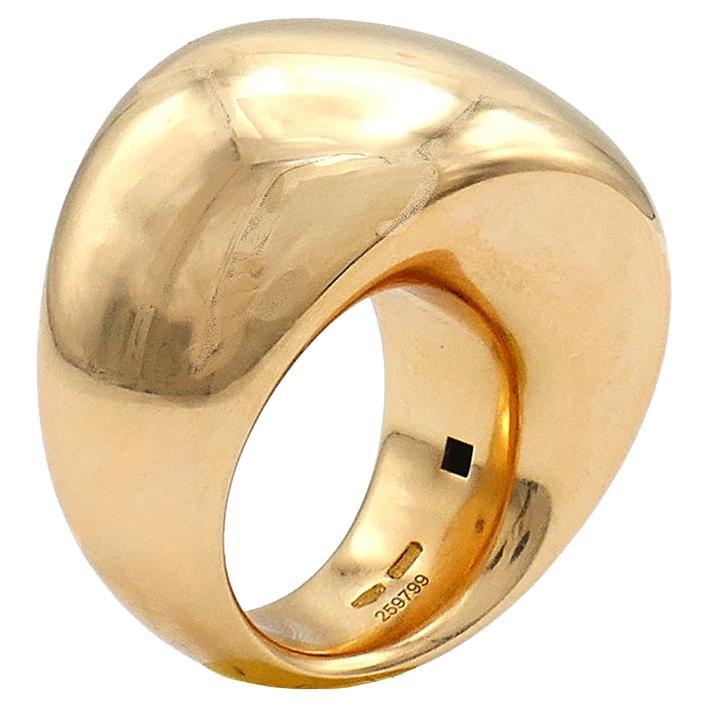 Vhernier Pirouette Ring 18k Gold Estate Jewelry