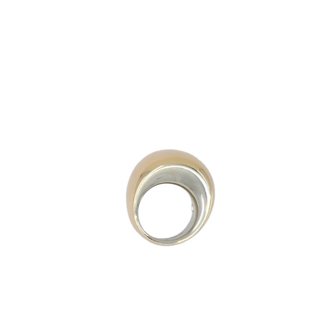 Anello Vhernier Pirouette in oro rosa e bianco 18 ct. in vendita 7