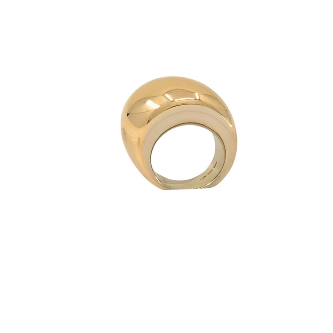 Anello Vhernier Pirouette in oro rosa e bianco 18 ct. in vendita 4