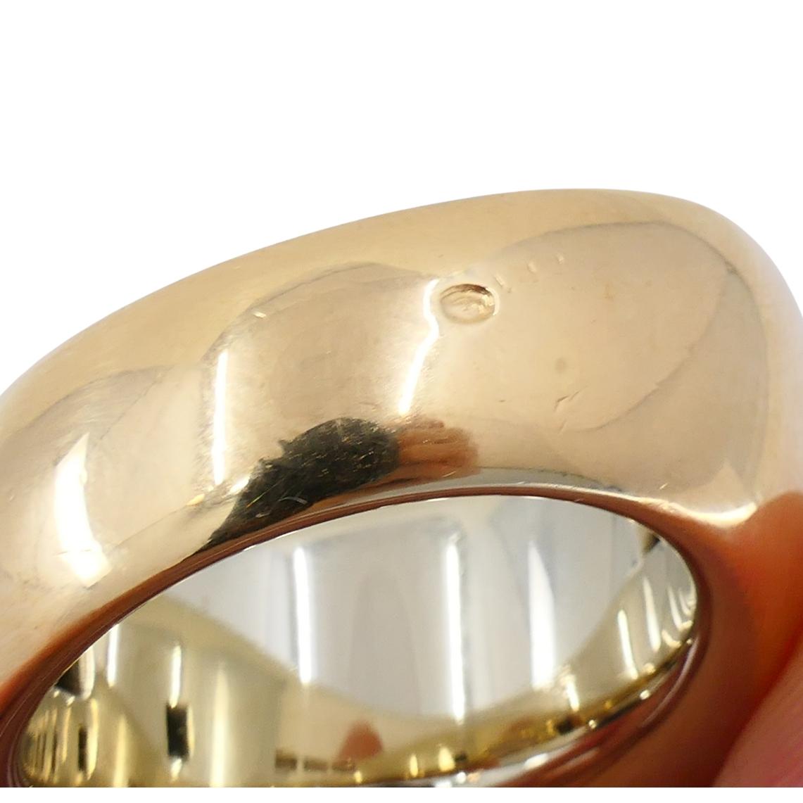 Anello Vhernier Pirouette in oro rosa e bianco 18 ct. in vendita 6