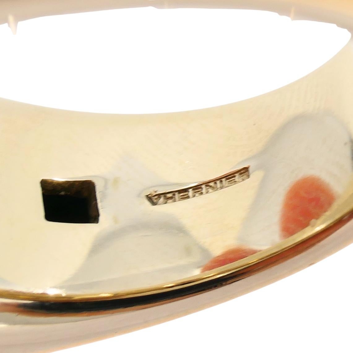 Donna Anello Vhernier Pirouette in oro rosa e bianco 18 ct. in vendita