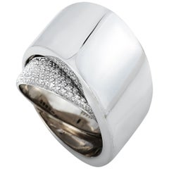 Vhernier Tourbillon 18 Karat White Gold 1.03 Carat Diamond Ring