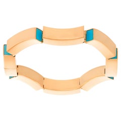 Bracciale "Sorpresa" in turchese e oro di Vhernier