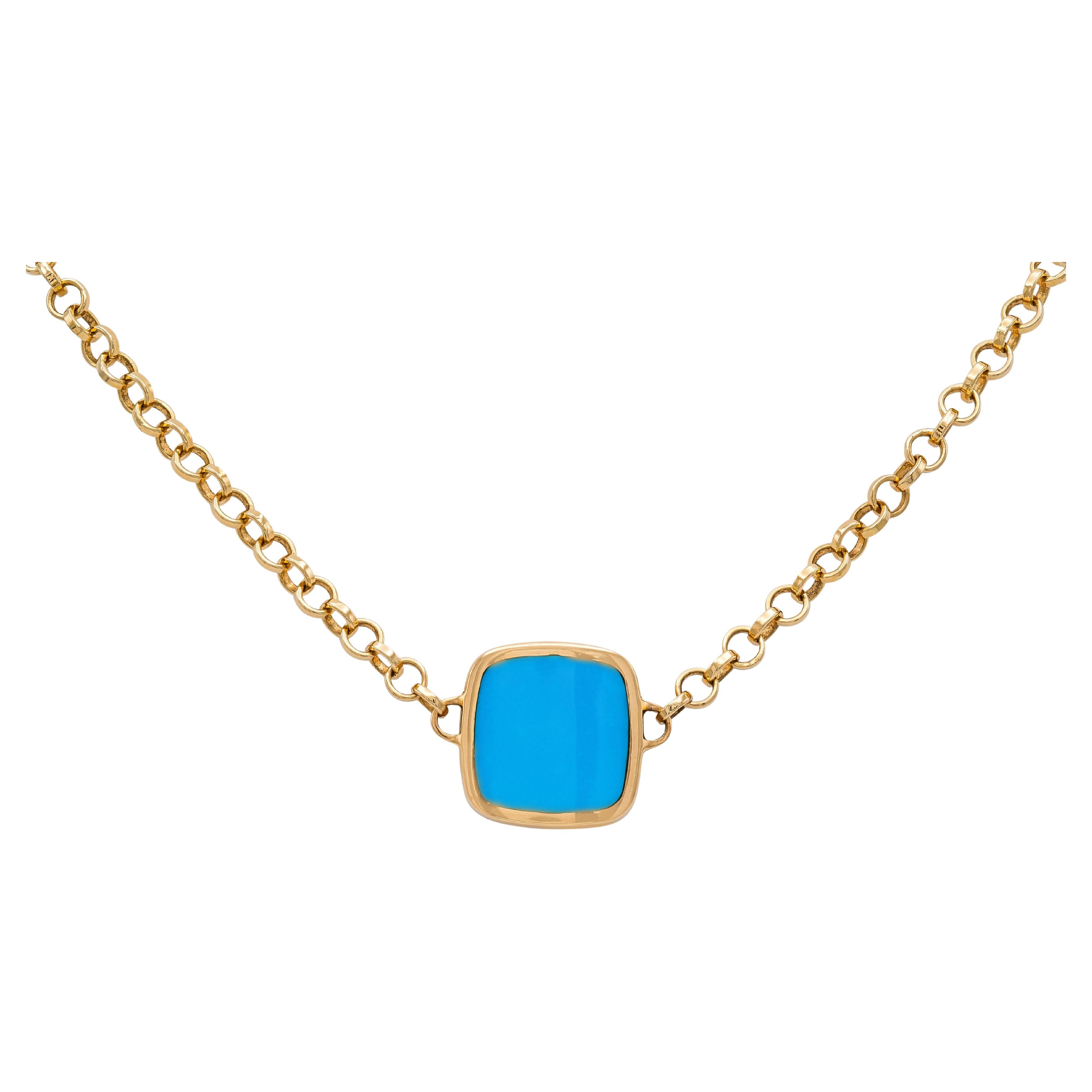 Collana con ciondolo in turchese di Vhernier