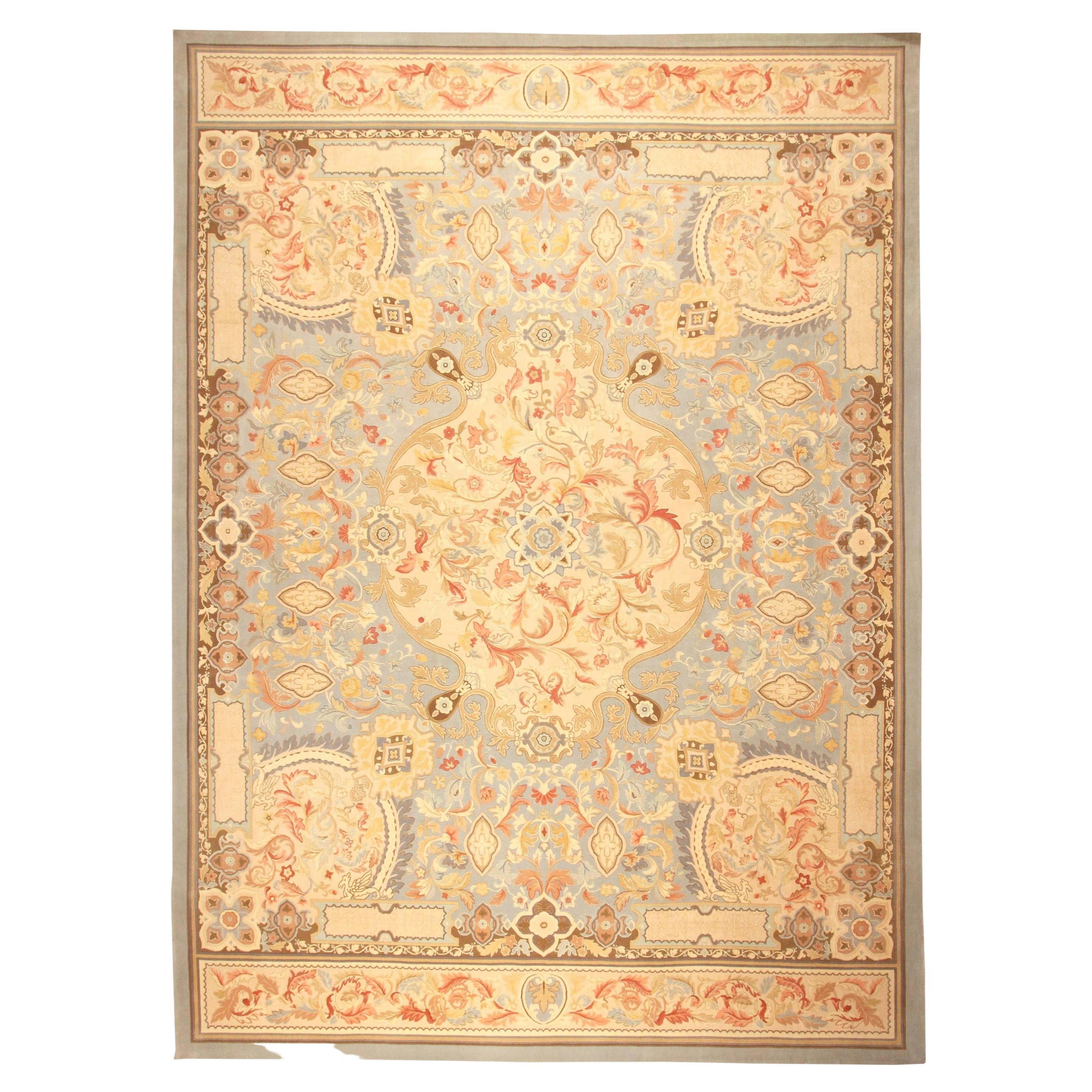 VIA COMO 'Amarangier' Rug Hand Knotted Wool Silk Carpet RARE 10x14 One of a kind