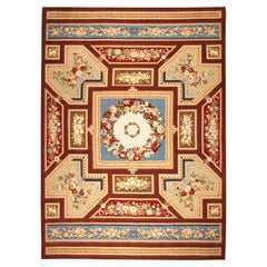 VIA COMO 'Entrance to Versailles' Hand Knotted Wool Silk Rug 10x14 Carpet RARE 