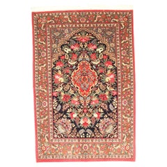 Via Como - Feiner Qum Ghom Teppich 6'' 10 x 4''6 ca. 1940 Iran Persischer Teppich