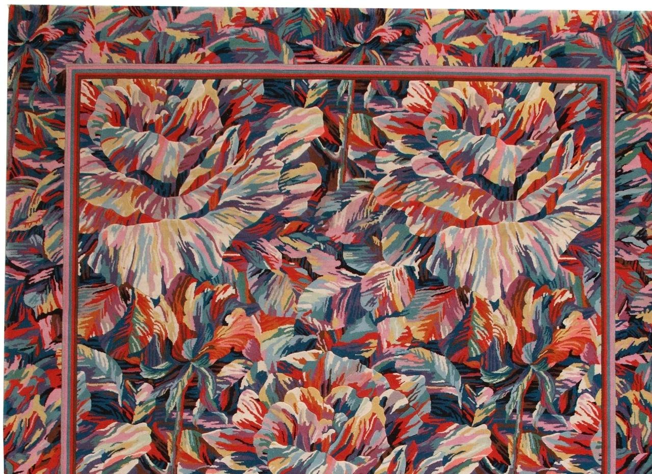 Inconnu Tapis Via Como « Floreal » - Taille 6' x 9' en vente