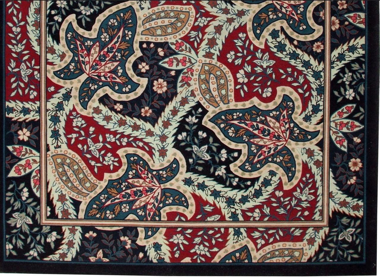 Inconnu Tapis Via Como « Floreal » - Taille 6' x 9' en vente