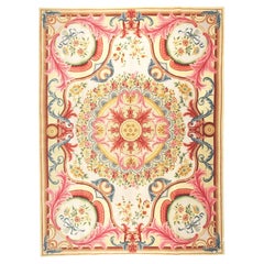 VIA COMO 'French Garden' 10x13 Wool & Silk Rug Carpet One of a Kind RARE