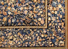 Via Como - 'Il Giardino- 6x9 ft Hand Knotted Rug Wool Silk Rare One of a Kind