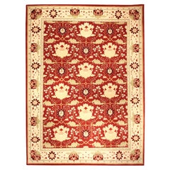 VIA COMO 'Japures' Hand Knotted Wool and Silk Rug 10x14 ft One of a Kind Carpet